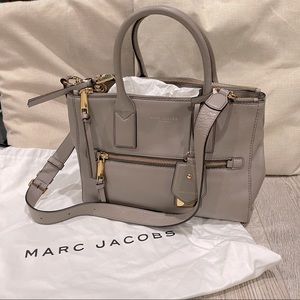 Marc Jacobs Beige Leather Tote Bag